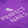 Perfect Nails - Metál Logós Lila Póló S