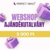 Webshop Ajándékutalvány - 5 000 Ft