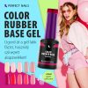 Color Rubber Base Gel - Színezett Alapzselé 8ml - Vivid Pink