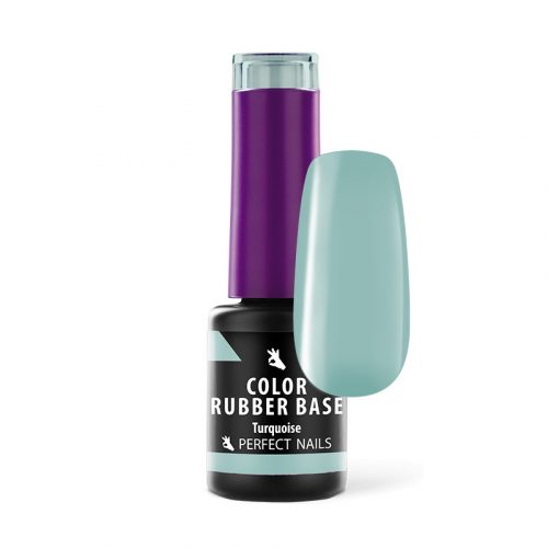 Color Rubber Base Gel - Színezett Alapzselé 4ml - Turquoise