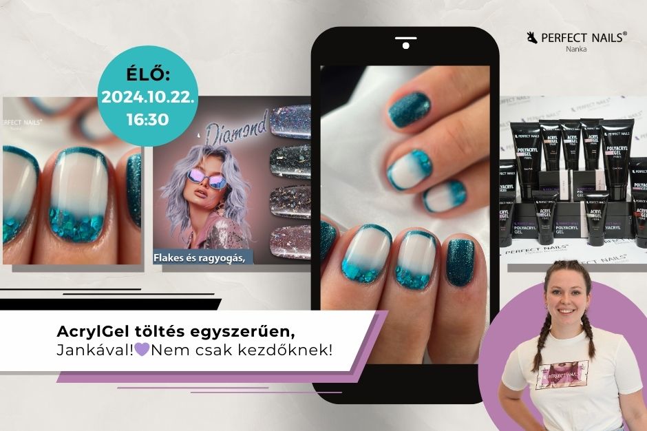 AcrylGel töltés egyszerűen! – TikTok Live – Nagy Jankával