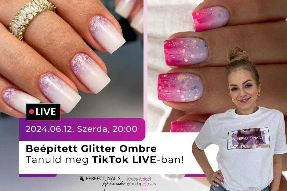 Beépített Glitter Ombre – TikTok Live – Krupa Abigéllel