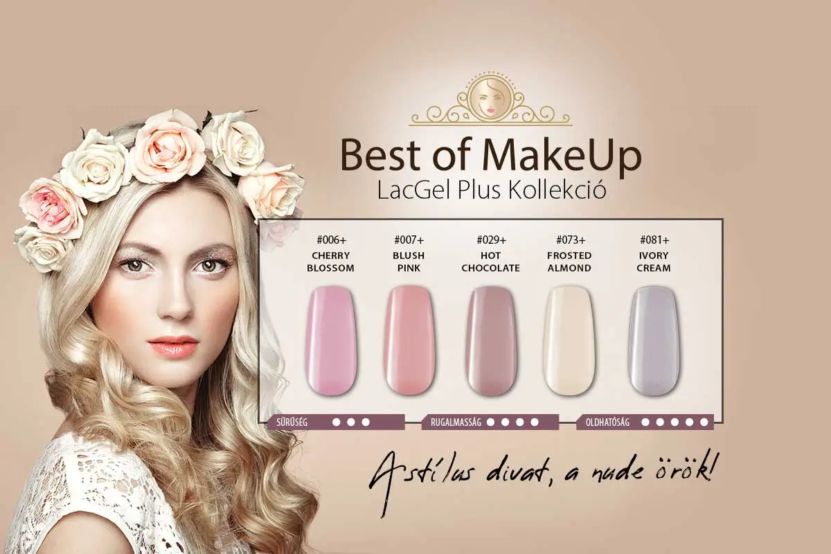 Best of Make Up LacGel Plus gél lakk kollekció