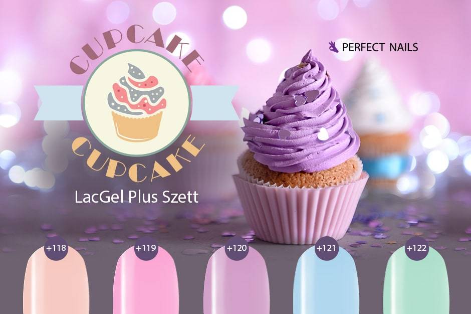 LacGel Plus +119 Gél Lakk 4ml - Aurora Pink - Cupcake