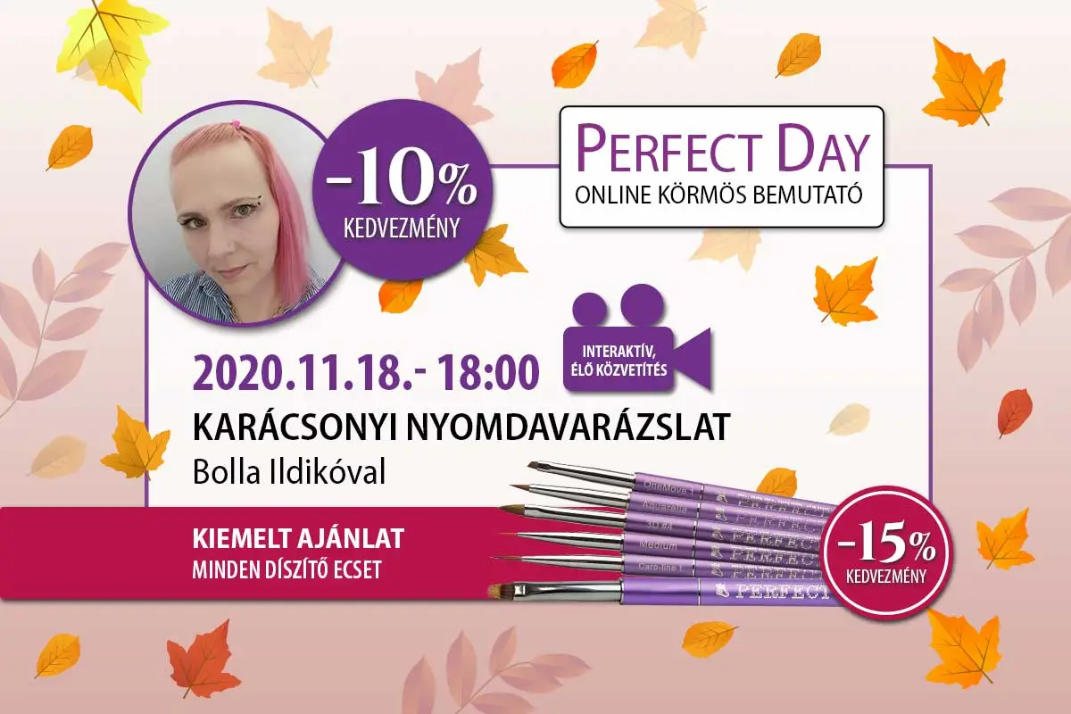 Karácsonyi Nyomdavarázslat - Bolla Ildikóval - Perfect Day Online