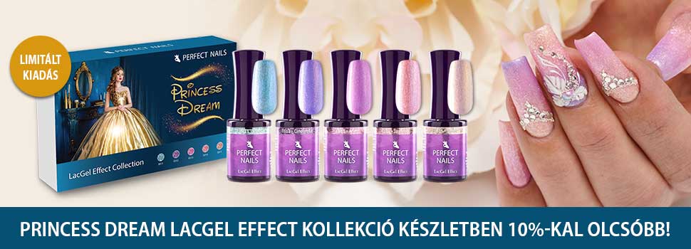 LacGel Effect Princess Dream Gél Lakk Szett