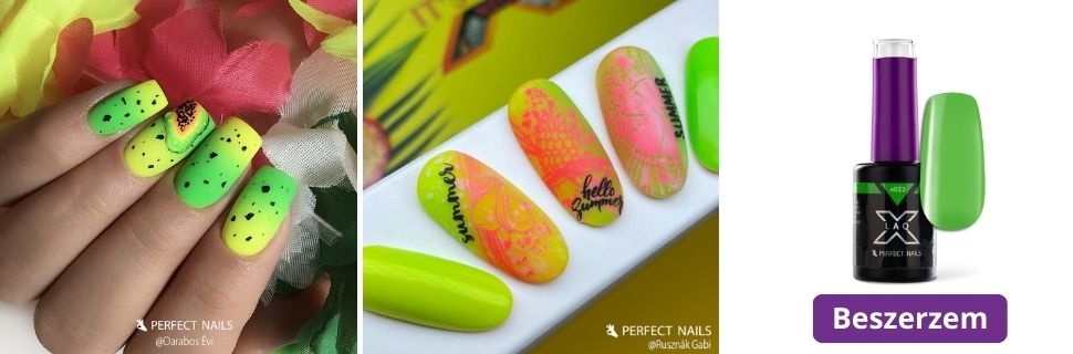 LacGel LaQ X Gél Lakk 8ml - Neon Kiwi X022 - It's Juicy