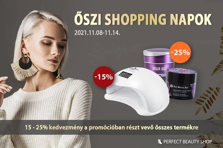 Őszi Shopping Napok - Perfect Beauty Shop Akció