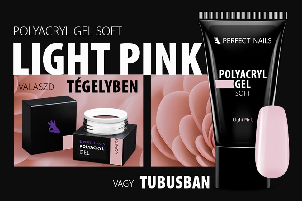  PolyAcryl Gel Soft - Tubusos Polygel - Light Pink 30g