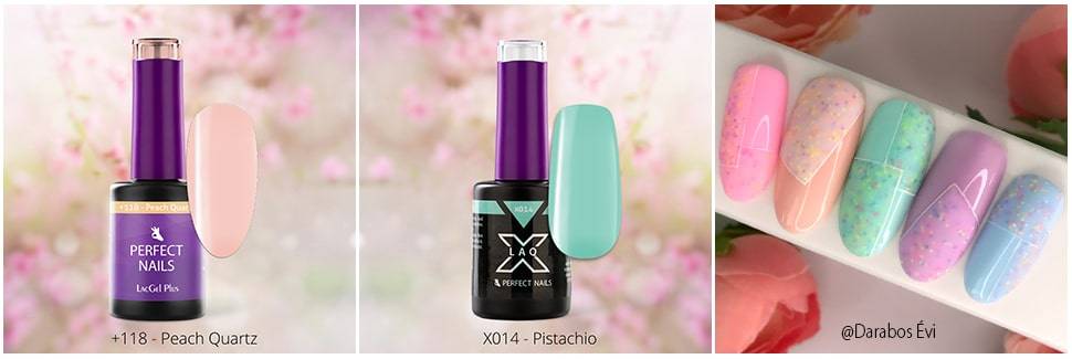 LacGel LaQ X Gél Lakk 8ml - Pistachio X014 - Macaroon