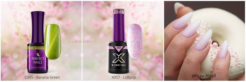 LacGel LaQ X Gél Lakk 8ml - Lollipop X057 - Candy Pop